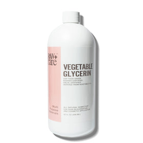 Raw Plus Rare Vegetable Glycerin 32 oz back view
