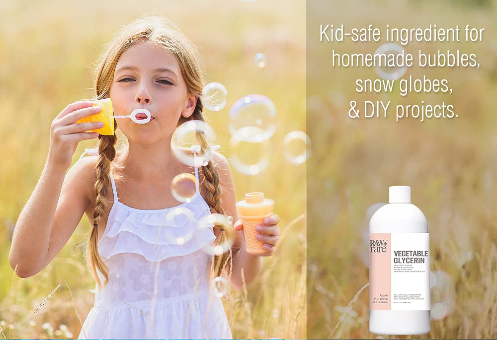 Raw Plus Rare Vegetable Glycerin used in craft supplies