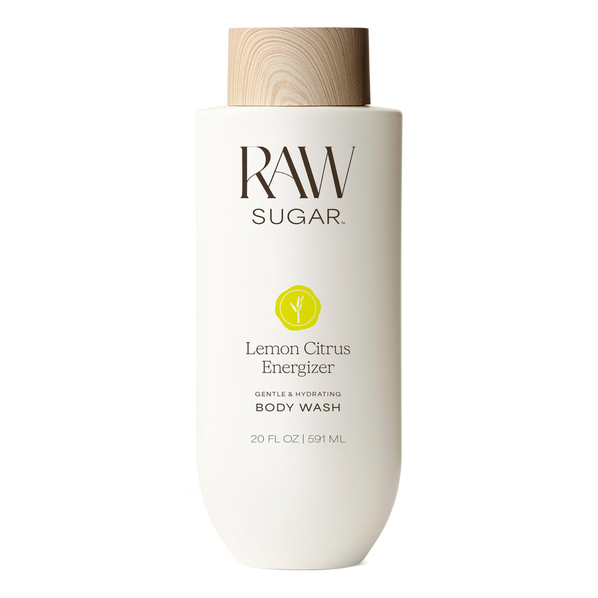 RAW SUGAR Lemon Citrus Energizer Body Wash front view