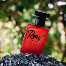 RawChemistry Pheromone Infused Cologne 1 oz on a table