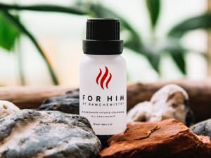 RawChemistry Pheromone Infused Cologne bottle side view