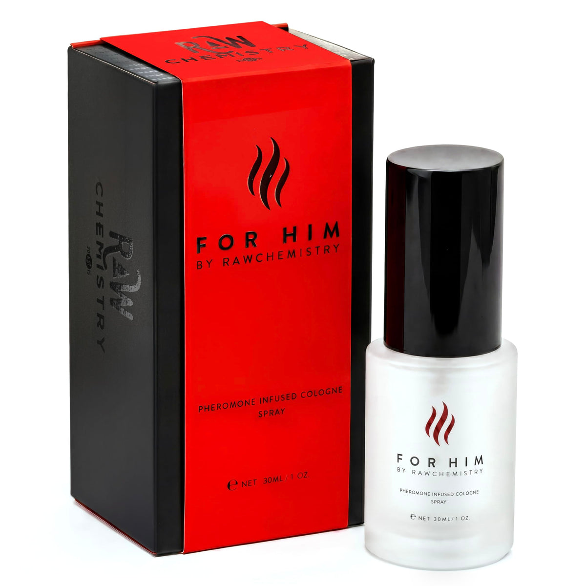 RawChemistry Pheromone Infused Cologne for Men 1 oz Spray front view