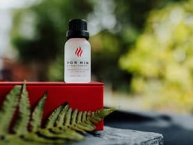 RawChemistry Pheromone Infused Cologne oil application