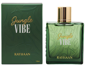 RAYHAAN Jungle Vibe Eau de Parfum 100ml bottle with cap