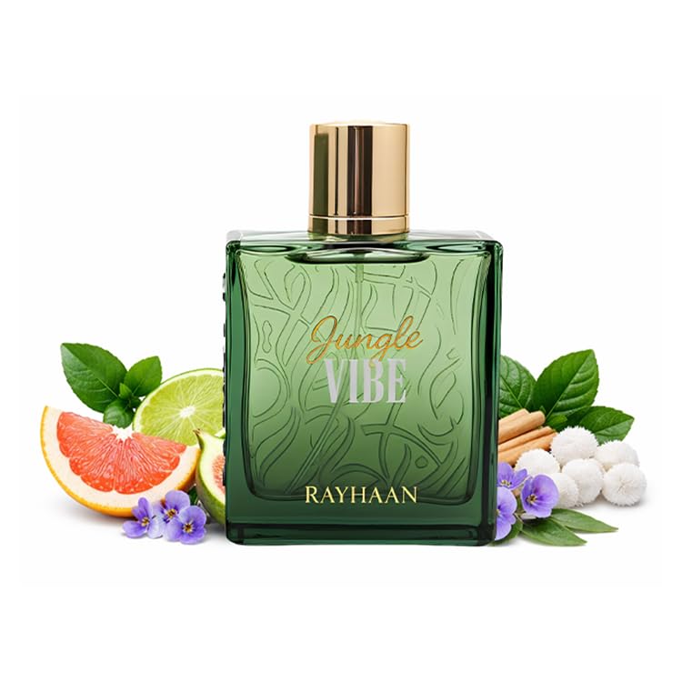 RAYHAAN Jungle Vibe Eau de Parfum 100ml packaging box