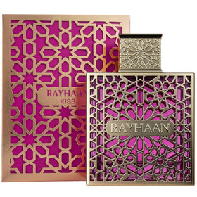 RAYHAAN Kiss Eau de Parfum 100ml bottle side view on a white background