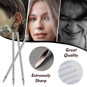 Rayyl Body Piercing Kit contents laid out