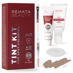 RB RENATA BEAUTY Tint Kit packaging front view with blonde dye