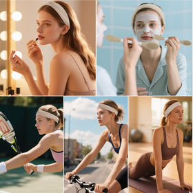 Real Perfection jade roller with facial oil application