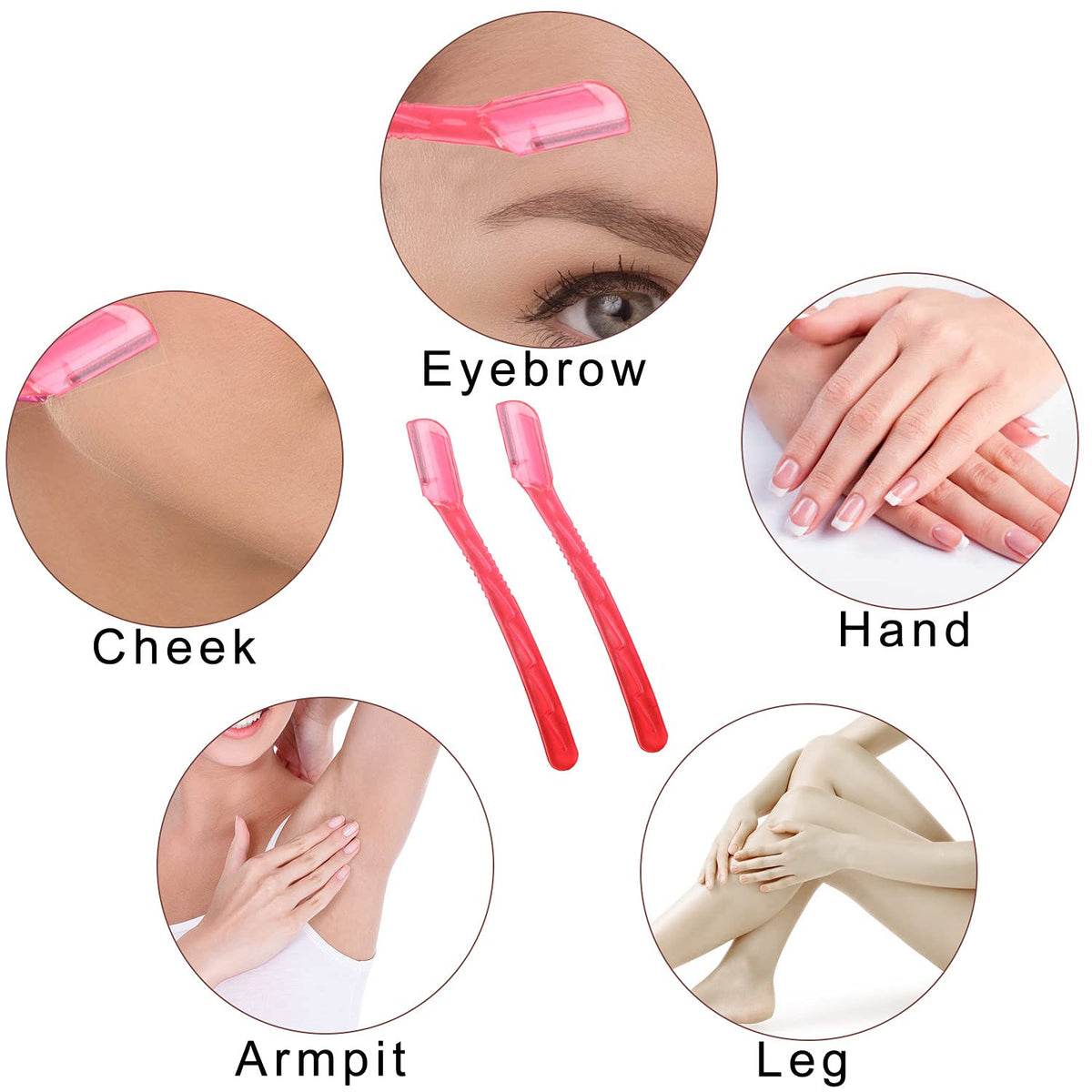 Real Perfection makeup brush set with high-quality aluminium ferrules