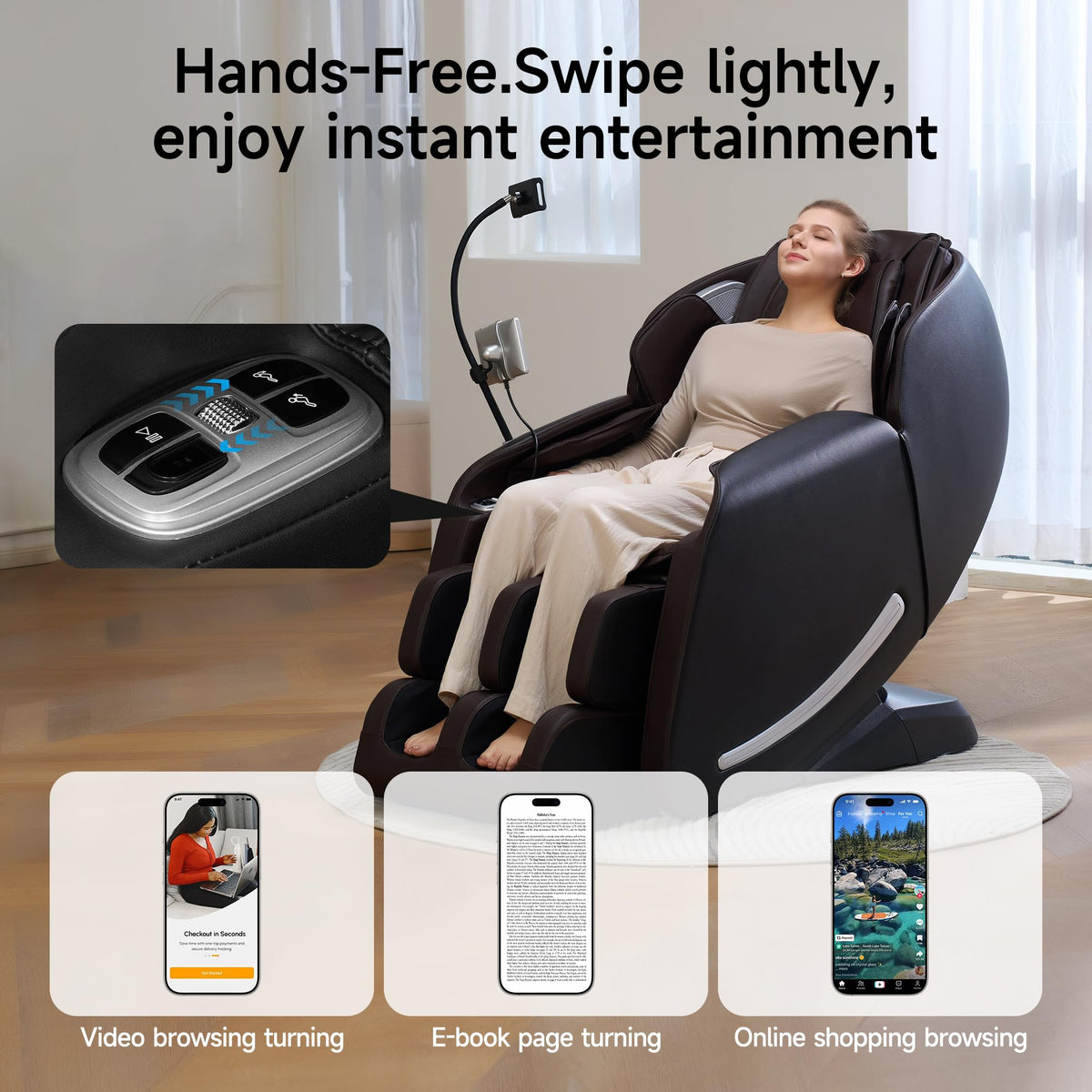 Real Relax Massage Chair in zero gravity position