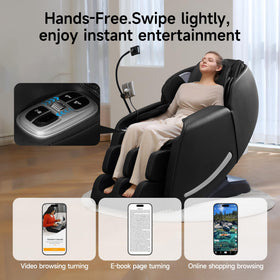 Real Relax Massage Chair with LCD display and controls