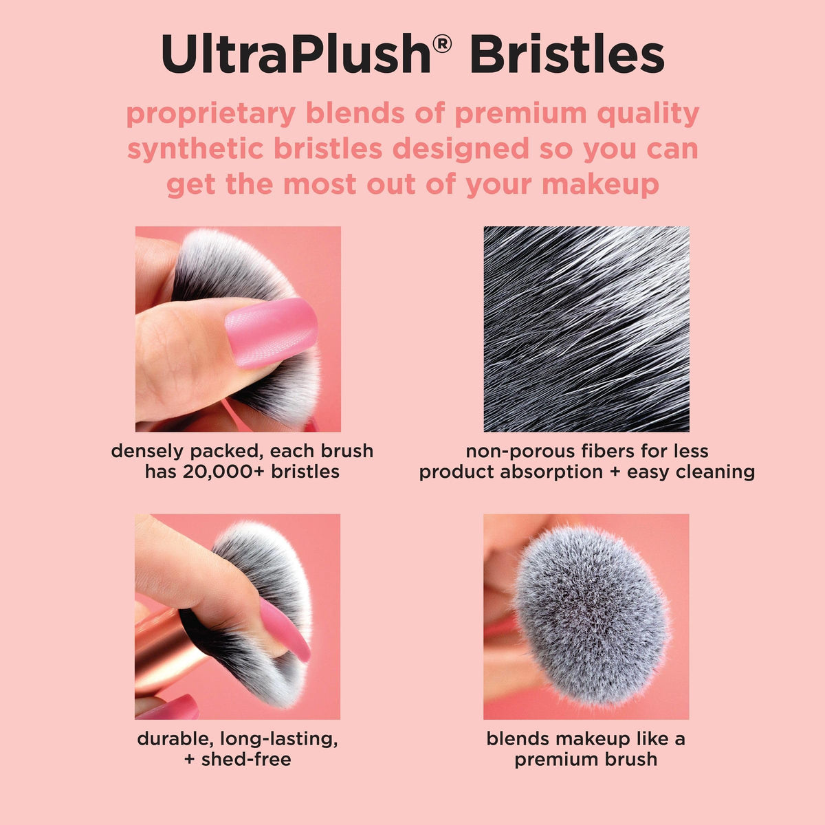 Real Techniques Brightening Concealer Brush RT 242 back view