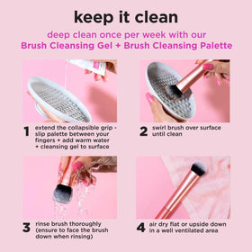 Real Techniques Brightening Concealer Brush RT 242 on a makeup table
