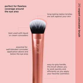 Real Techniques Expert Concealer Brush packaging on a white background