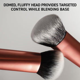 Real Techniques Expert Face Brush in packaging with product details