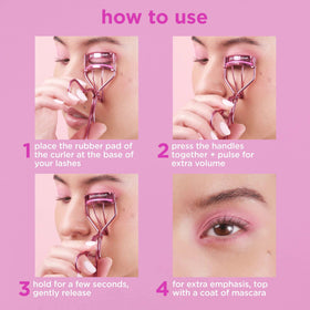 Real Techniques eyelash curler with ergonomic handles