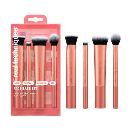 Real Techniques Face Base Set including 4 makeup brushes