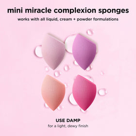Real Techniques Mini Miracle Complexion Sponge demonstrating precision tip