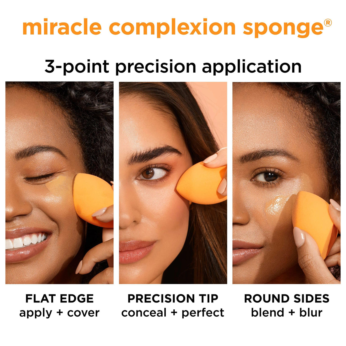 Real Techniques Miracle Complexion Sponge in carrying case