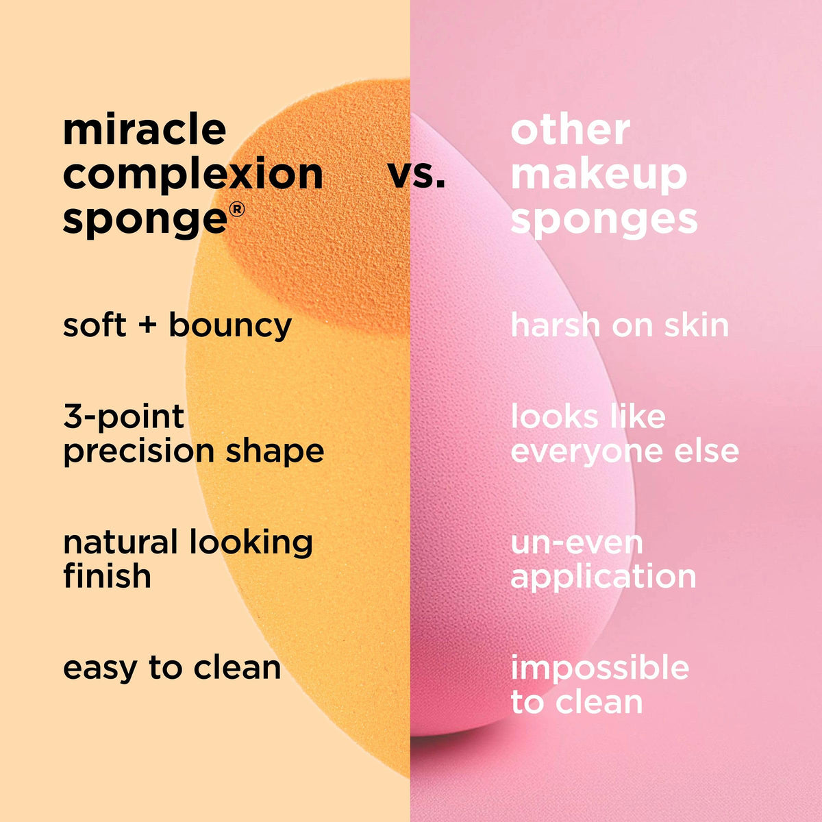 Real Techniques Miracle Complexion Sponge with makeup products