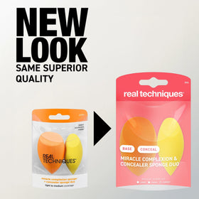 Real Techniques Miracle Concealer Sponge demonstrating targeted application