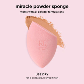 Real Techniques sponges in a travel-friendly setup