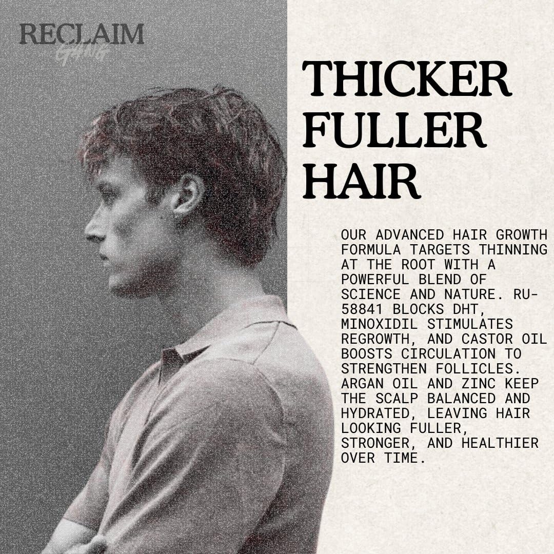 Reclaim Gang Hair Growth Support Serum 60ml back view