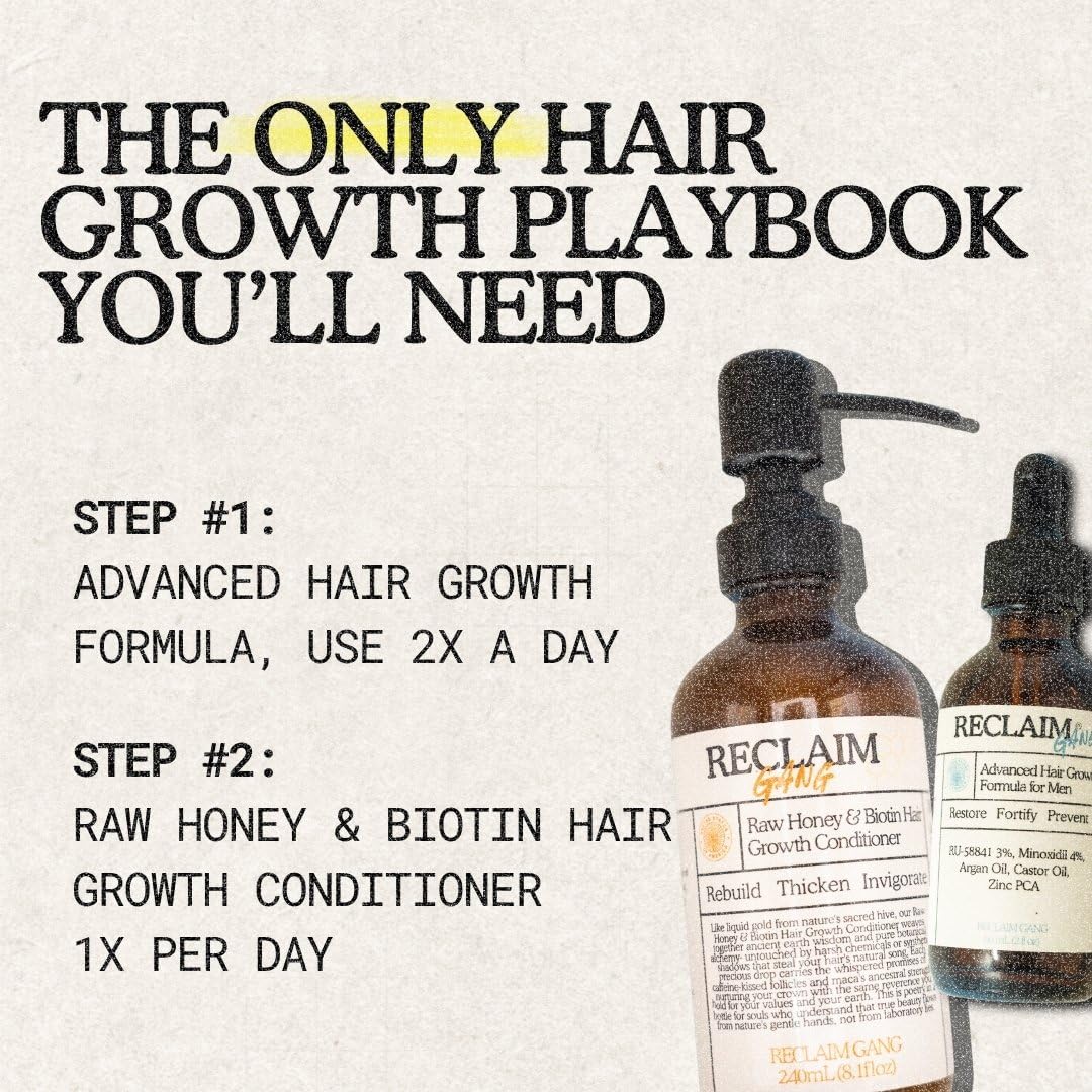 Reclaim Gang Hair Growth Support Serum 60ml packaging