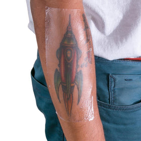 Recovery Tattoo Cover Up Patch showing breathable material