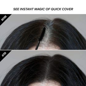 Red by Kiss Quick Cover Root Touch Up Mascara Black packaging