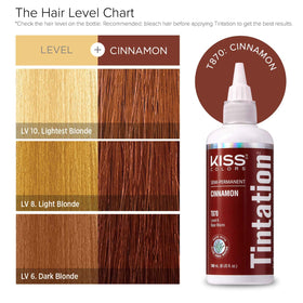 Red By Kiss Tintation hair colour Cinnamon shade swatch