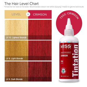 Red By Kiss Tintation hair colour packaging details
