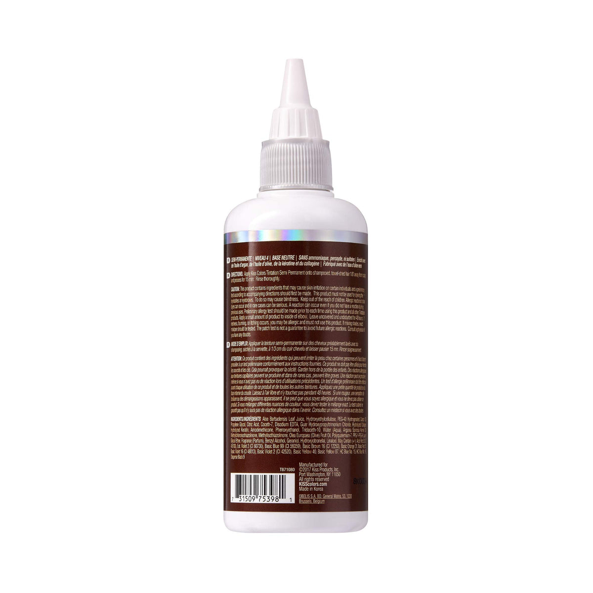 Red By Kiss Tintation Honey Brown packaging side view