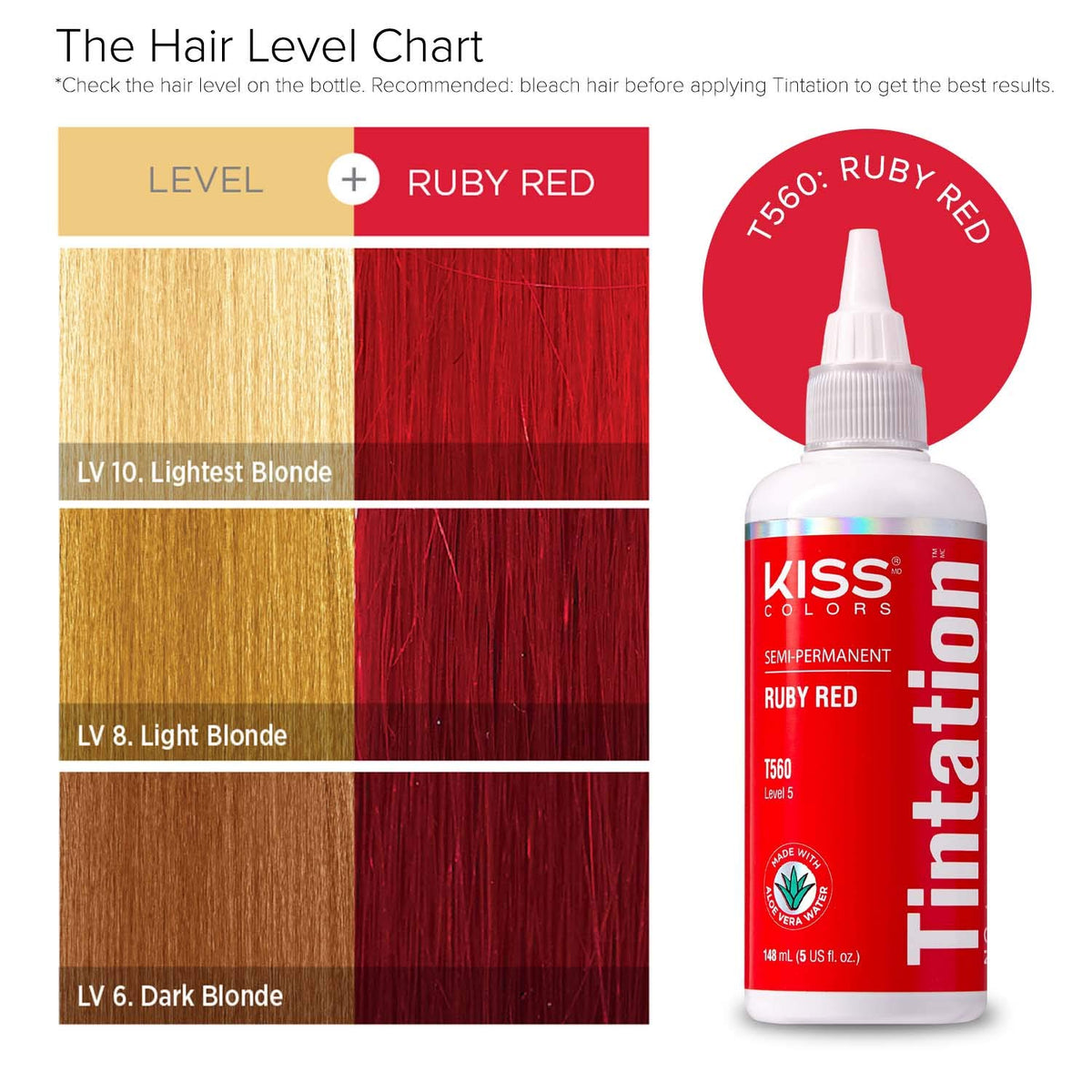 Red By Kiss Tintation Ruby Red hair colour application scene