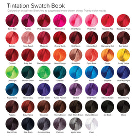 Red By Kiss Tintation Ruby Red hair colour texture close-up
