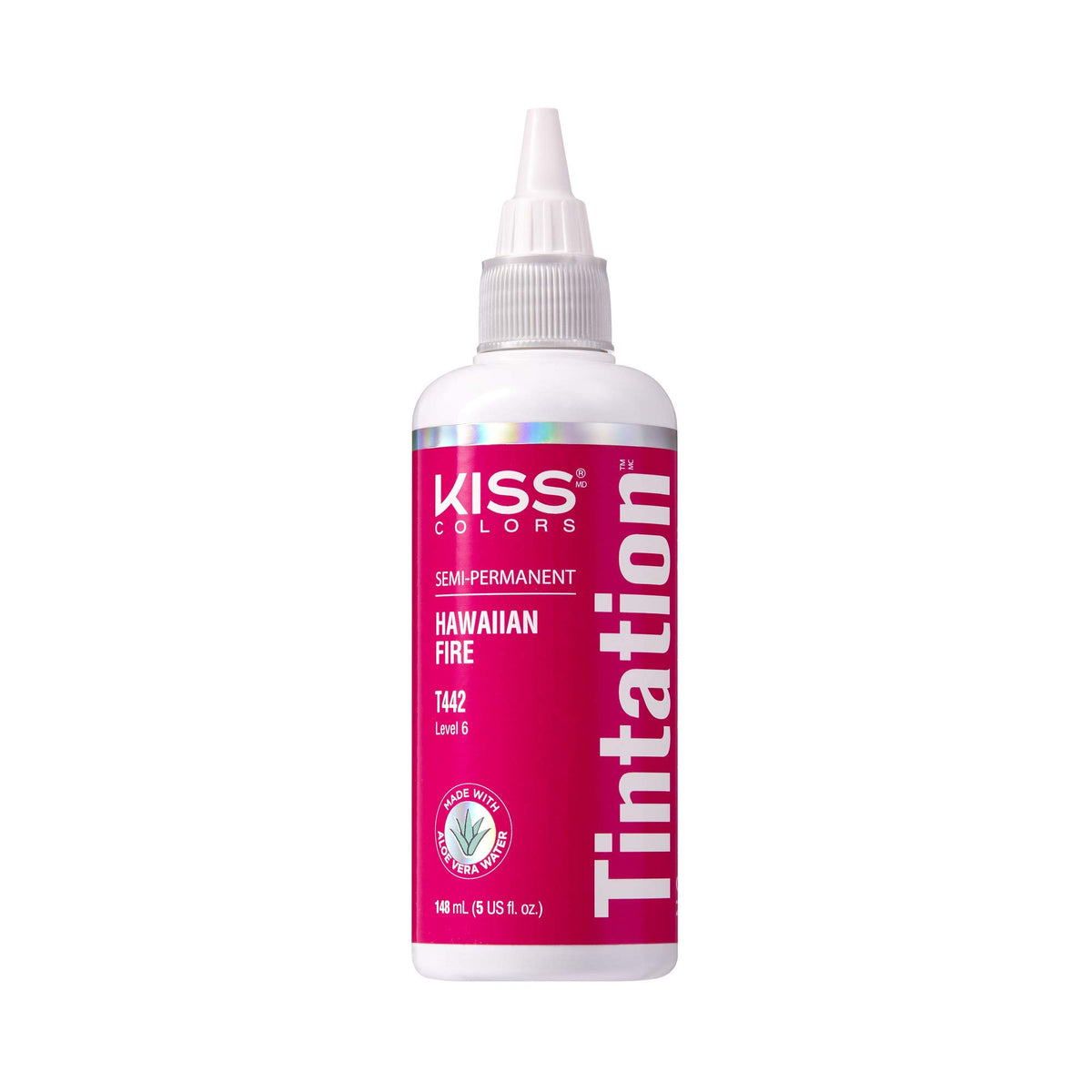 Red By Kiss Tintation Semi-Permanent Hair Color Hawaiian Fire 5 Fl Oz front view