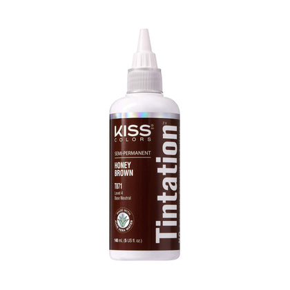 Red By Kiss Tintation Semi-Permanent Hair Color Honey Brown front view
