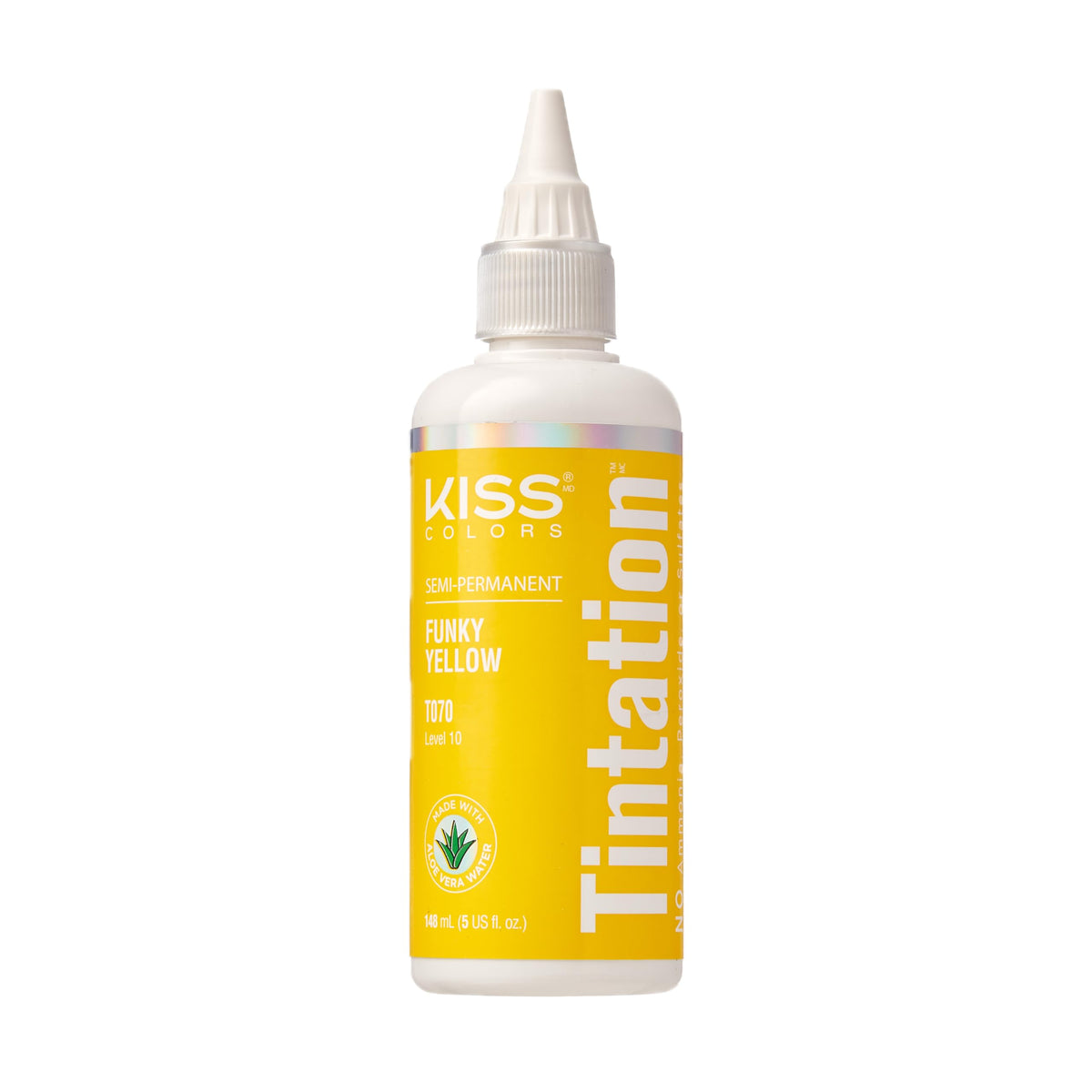 Red By Kiss Tintation Semi-Permanent Hair Colour Funky Yellow front view