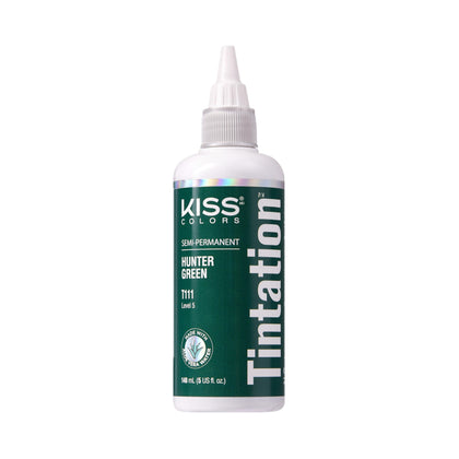 Red By Kiss Tintation Semi-Permanent Hair Colour Hunter Green 5 Fl Oz front view