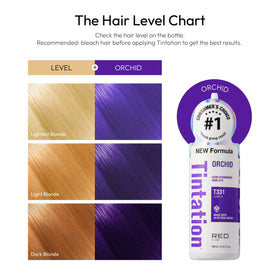 Red By Kiss Tintation Semi-Permanent Hair Colour Orchid swatch