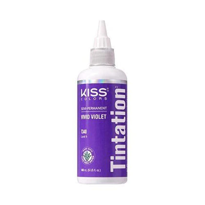Red By Kiss Tintation Semi-Permanent Hair Colour Vivid Violet 5 Fl Oz front view