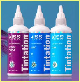 Red By Kiss Tintation Vivid Violet hair colour bottle side view