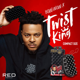 Red by Kiss Twist King Mini Twist Brush close-up of bristles