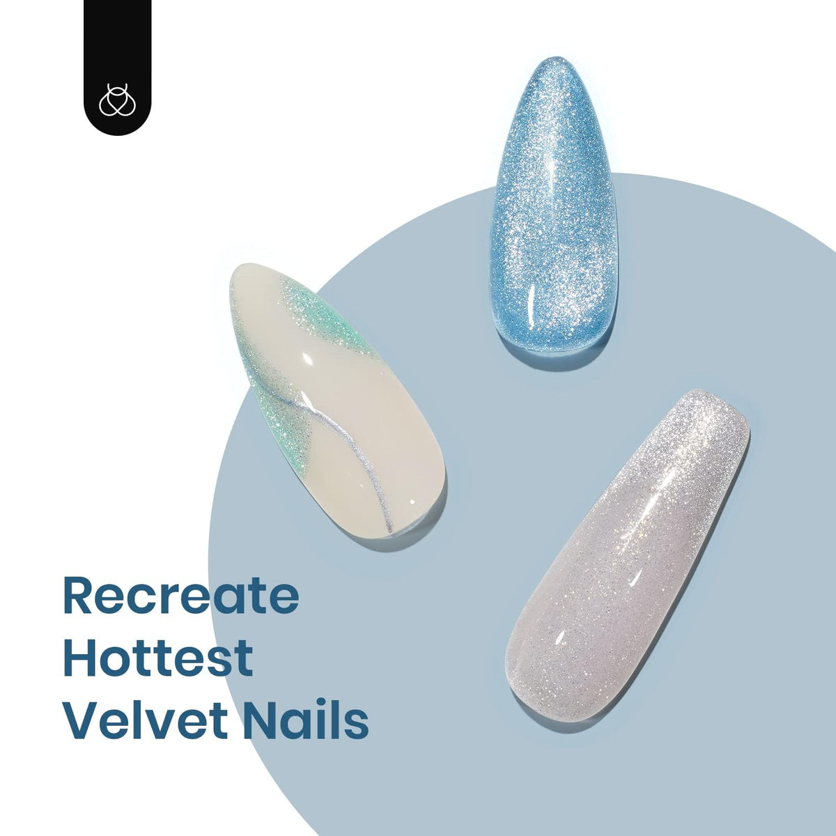 Red cat eye gel polish from beetles