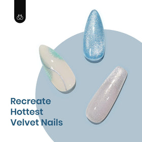 Red cat eye gel polish from beetles