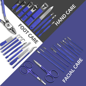RedFlow manicure set with tools for hand and foot care