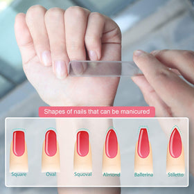 RedFlow nail files being rinsed under running water