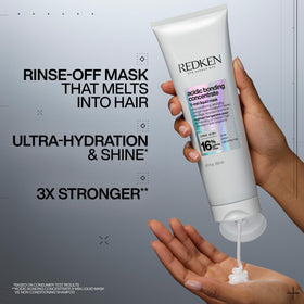 Redken Acidic Bonding Concentrate Mask back view with ingredients