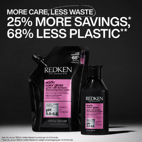 Redken Acidic Color Gloss Shampoo refill 558g side view